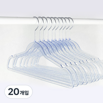마켓감성 투명 크리스탈 옷걸이 40cm, 블루, 20개입