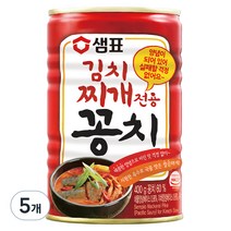 샘표 김치찌개용 꽁치 통조림, 400g, 5개