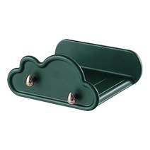 모든양품 미니선반 구름 가방걸이, 초록, 1개