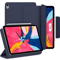 뷰씨 폴리오 마그네틱 애플펜슬 커버 태블릿PC 케이스, 네이비