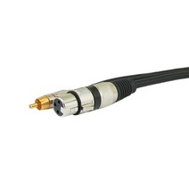 해밀 XLR 캐논 PC 3.5 고급형 마이크 케이블 캐논 암 & RCA 수 2m, 08번, 혼합색상