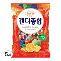 청우식품 종합 캔디, 420g, 5개