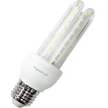 LED전구 : 촛대구 백열구 삼파장 볼전구 LED, LED콘램프(9W형광등색), 1개