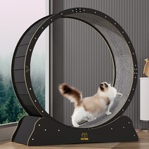 개츠비 고양이 캣휠 런닝머신 뉴디자인, 1개, 블랙(XL)