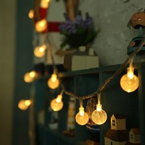 모던홀릭 LED 버블전구 40구 USB타입 + 흡착판 15p, 웜화이트
