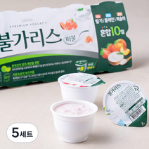 남양유업 떠먹는 불가리스 딸기 85g x 4개 + 플레인 85g x 4개 + 복숭아 85g x 2개, 5세트