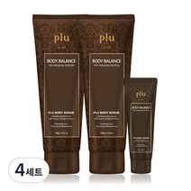 플루 바디밸런스 스크럽 더 프리미엄 에디션 180g x 2p + 50g, 4세트
