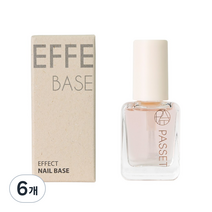 파셋 이펙트 네일 베이스코트, 7ml, 6개