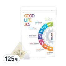 굿라이프365 캐모마일차 삼각티백, 1g, 125개