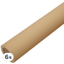 솔로몬샵 무광 양면 종이롤 포장지 50g, 연밤, 6개