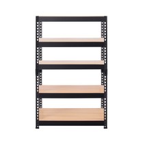 스피드랙 V2 분리기둥 5단 선반, 블랙