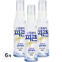 피죤 스프레이 시그니처 섬유탈취제 아이스 플라워향 본품, 80ml, 6개