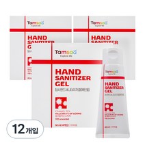 탐사 핸드 새니타이저 겔, 60ml, 12개입