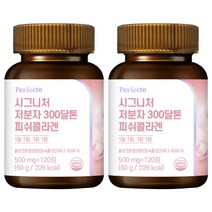 퍼펙토 시그니처 저분자 300달톤 피쉬콜라겐 영양제, 120정, 2개