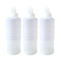 일상속반짝 국내생산 잘라쓰는 소스통 3구 뚜껑 미포함, 3개, 700ml