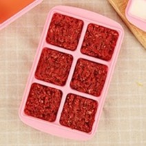 투데코 실리콘 이유식보관 아이스트레이, 핑크
