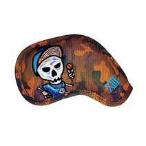 도담스포츠 카멜레온 스컬 웨지 헤드커버, 오렌지