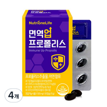 뉴트리원 면역 업 프로폴리스, 30정, 4개