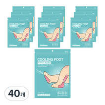 아이러버 쿨링풋 패치 일반형, 4매입, 40개