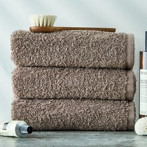 소프트터치 오리지널 호텔수건 170g 코마사 40 x 80 cm, 초코브라운, 3개
