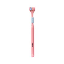 오픈스페이스 프리미엄 3면 칫솔 핑크, 1개입, 1개