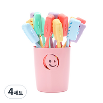 왕타 칫솔 바스켓 앤 커버 10p + 걸이 5p + 칫솔10p + 바구니 랜덤 발송, 4세트