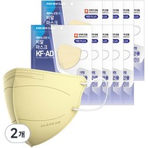 에버뉴크린 비말차단 새부리형마스크 특대형 KF-AD, 2개, 50개입, 베이지