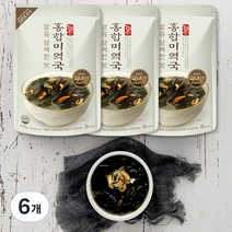 가마솥 깔끔담백한 맛 홍합미역국, 500g, 6개