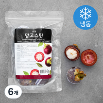 망고스틴 (냉동), 500g, 6개