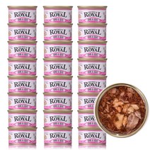 펫스토리 프리미엄 로얄 고양이캔, 참치+연어, 24개