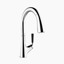 콜러 KOHLER 562T-B4-CP 말레코 풀다운 거위목 싱크대 주방 수전, 1개