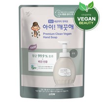 아이깨끗해 프리미엄 클린 비건 핸드워시 무향 리필, 400ml, 1개