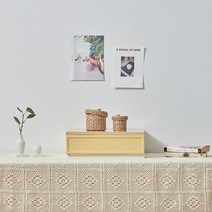 씨밀렉스 래폴드 모듈형 플라스틱 서랍장 400 S 1단, 무디 옐로우