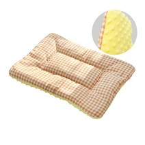 순잠 반려동물 꿀잠 사각 양면 방석, 오렌지