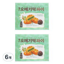 컬러슈가 제주 오메기 떡파이, 280g, 6개