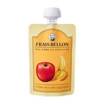 프레벨롱 짜먹는 과일 퓨레, 혼합맛(사과/바나나), 100g, 1개