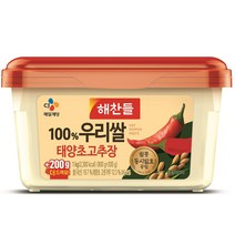 해찬들 100% 우리쌀 태양초 고추장, 1개, 1kg