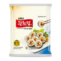 광천김 소문난 두번 구운 김밥김, 22g, 1개