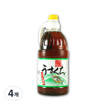 훈도킨 우스구치 가쓰오부시 간장, 1.5L, 4개