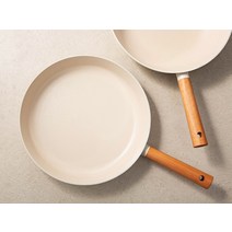 탐사 IH인덕션 세라믹코팅 프라이팬 크림화이트, 1개, 28cm