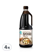 대상 청정원 장아찌 간장소스, 4개, 1.7L