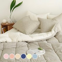 수면공감 우유베개 소프트워싱 알러지케어 베개커버 7colors, 아이스그레이