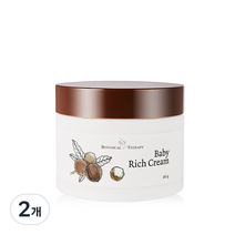 보타니컬테라피 베이비 고보습 크림, 80g, 2개