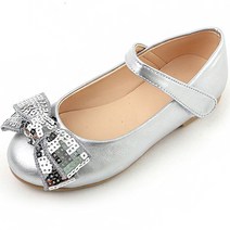 루루슈 여아용 레이디 스팽클 플랫구두 WD808