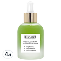 보나쥬르 그린 멀티비타민 바이탈 뉴트리션 세럼, 35ml, 4개