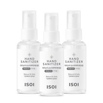아이소이 핸드클리너 세트, 60ml, 3개