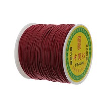 나일론 매듭실 실팔찌 만들기 0.8mm, Coconut Brown, 90m