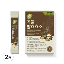 라이프엔 진곡물발효효소 30p, 90g, 2개