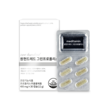 메디타민 원헌드레드 프로폴리스 12g, 30캡슐, 1개