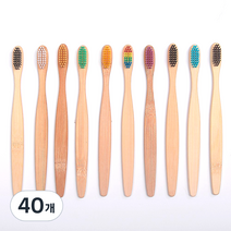 라니핏 대나무 칫솔, 40개, 1개입